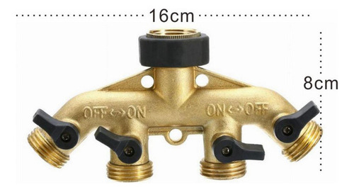 Divisor De Manguera De Jardín, Conector De Manguera A