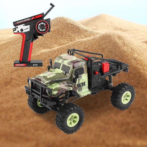 Carro De Controle Remoto 1:18 Rc Car, Leve, 4wd Rc Crawler