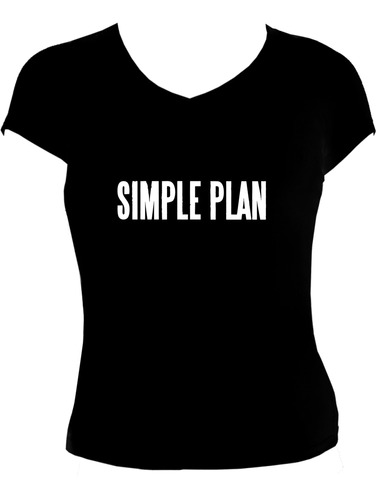 Blusa Simple Plan Pop Punk Rock Dama Tv Camiseta Urbanoz