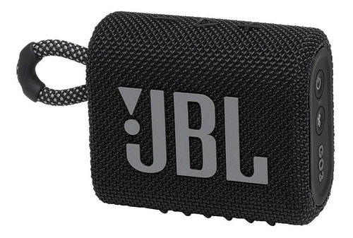 Caixa De Som Portátil Jbl Prova D'água Bluetooth Black - Go3