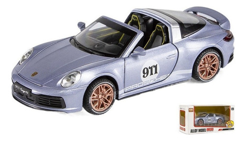 Coche Deportivo En Miniatura De Metal Porsche 911 1/32 De Ju
