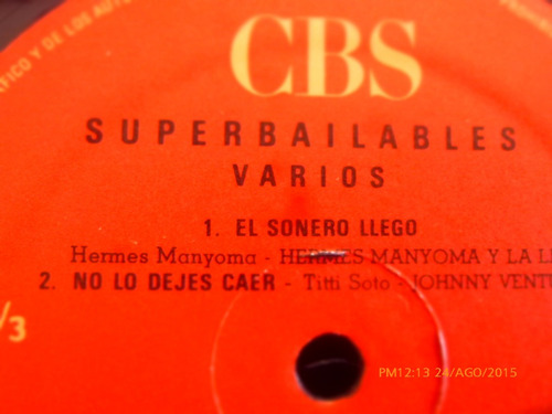 Vinilo Lp De Superbailables Vol 7 Cbs (u1069