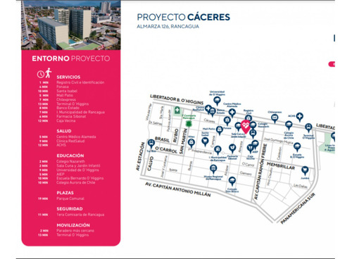 Departamento Rancagua 2d 1b 2454 Uf 43 M2 Bono Pie Del 5% Y