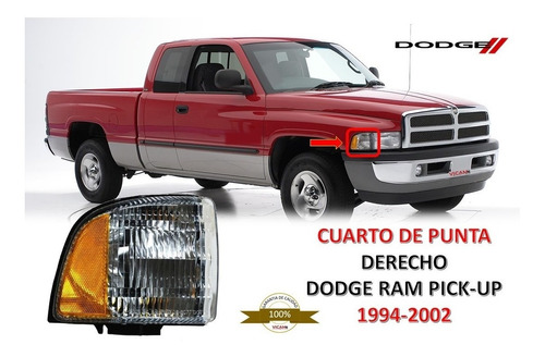 Cuarto De Punta Dodge Ram Pick-up  1994-2002 Derecho