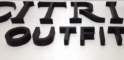 Imagen 10 de 10 de Letras 50 Cm Corporeas Polyfan Comerciales Tunombre Logos