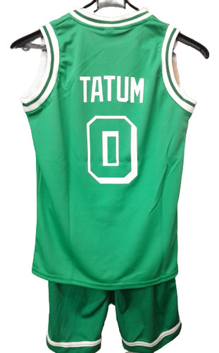 Conjunto Basquet Verde Niño Y Adulto