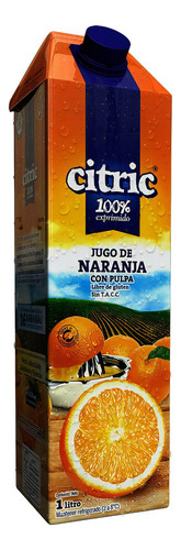 Jugo De Naranja Con Pulpa  Citric 1l