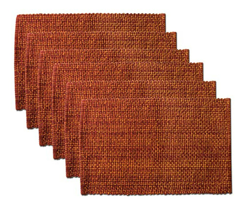 Set Placemats Algodón 100% Comedor 13  X 19  Set De 6,