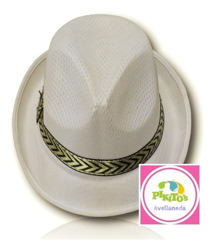 Gorro Sombrero Panama Blanco X1