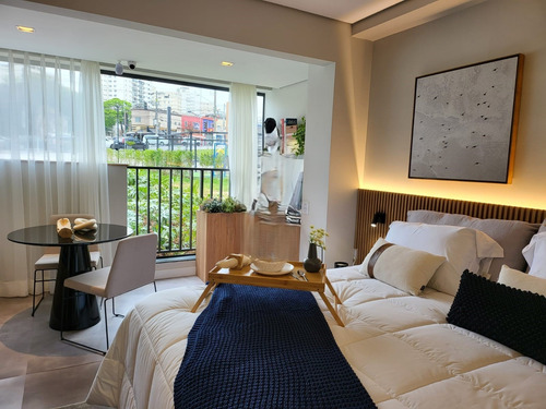 Studio 27m2 Úteis, 21º Andar Alto, Frente, R$ 414.000,00/ Entrega Set/25