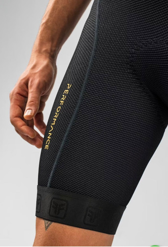 Bretelle Ciclismo Masculino Free Force Performance Preto