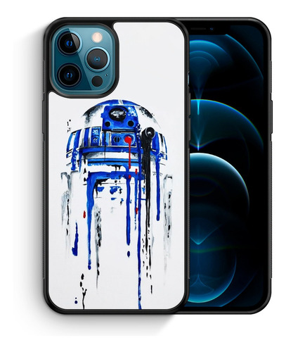 Funda Protectora Para iPhone R2d2 Star Wars Tpu Case 