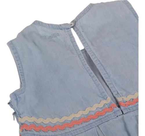 Vestido Bebes Niña Celeste Pillin (pvu827cel)