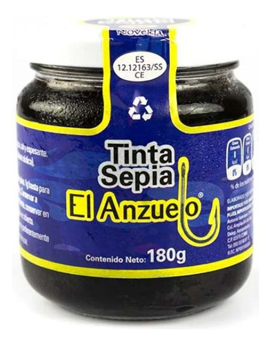 Tinta De Sepia Calamar Para Pasta Risotto Mariscos 180g