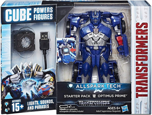 Imagen 2 de 7 de Transformers Allspark Tech Optimus Prime Pack De Inicio