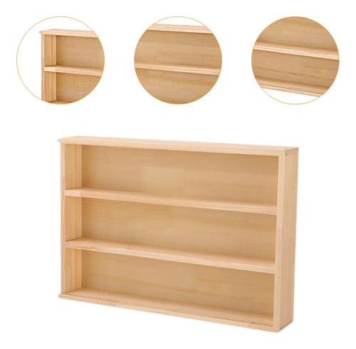 Figura De Acción Pantalla De Madera Estante De Madera