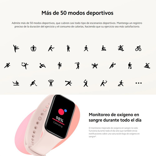 Xiaomi Smart Band 8 Active, Smartwatch / Pulsera Inteligente