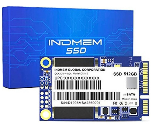 Indmem Dmms Msata Ssd 512gb Interno Mini Sata Iii Ssd 500gb.