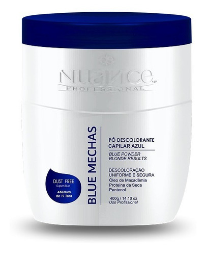 Imagem 1 de 4 de 2 Po Descolorante Nuance Abre De 9 A 11 Tonalidades 400g