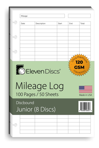 Repuesto Registro Para Cuaderno De Disco 13.97 X 21.59 Cm.