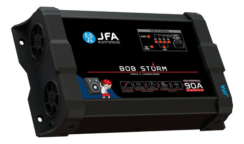 Fonte Carregador Jfa 90a Bob Storm Slim Bivolt Inteligente