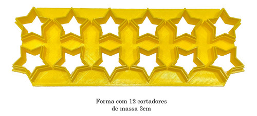 Forma Cortadores De Massa - Estrela 3cm