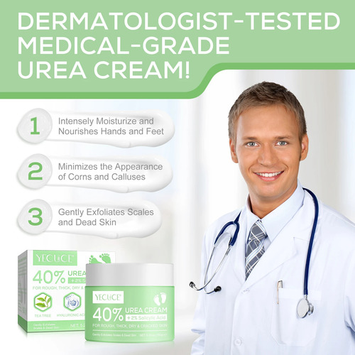 Crema Hidratante La Urea Al 40% + 2% Ácido Salicilico Tea Tree