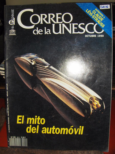 Revista Correo De La Unesco El Mito Del Automóvil  Oct/1990