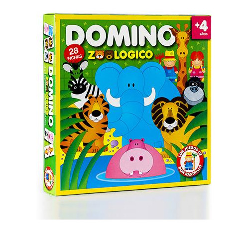 Juego De Mesa Didactico Domino Zoologico Original Ruibal