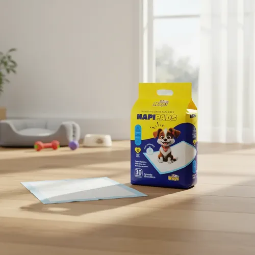 N.A.P./NAPPY CITY HEAVY〜/G-RAP Tapete Higienico Napi Pads Para Cães 80x60 Cm 30 Unidades Branca
