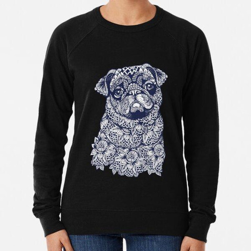 Buzo Mandala De Pug Calidad Premium