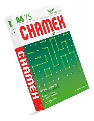 Resma Papel Para Impresora Chamex A4 75 Grs 500 Hjs Csi
