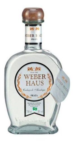 Cachaça Weber Haus Orgânica Prata 750ml