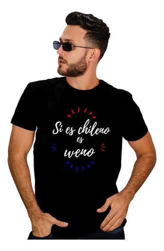 Polera Hombre O Mujer Frases Chilenas Fiestas Patrias D10