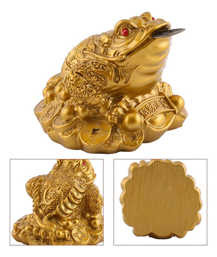 Sapo Afortunado, Rana Feng Shui, Hecho De Resina, Ayuda A Atraer Y Proteger Riqueza, Adornos Afortunados, Amuleto Popular De Feng Shui, Colócalo En Casa, Oficina, Tienda(a)