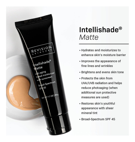Crema Hidratante Revision Skincare Intellishade Matte Spf 45