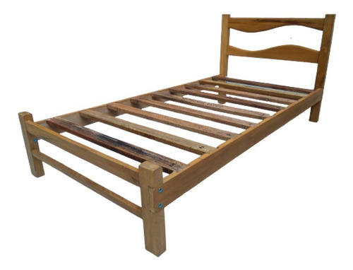 Cama De Madera 1.5 Plaza (no Incluye Colchón)