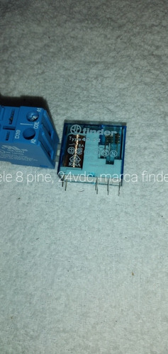 Rele 8 Pines 24vdc.  Marca Finder.