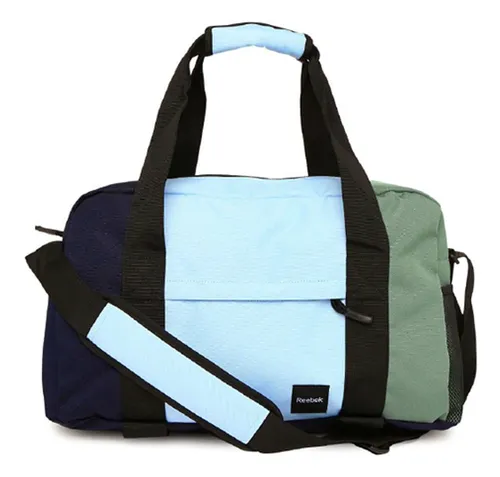 Bolso Reebok Graph Grip Deportivo Unisex Mediano Para Gym Color Azul Celeste Liso