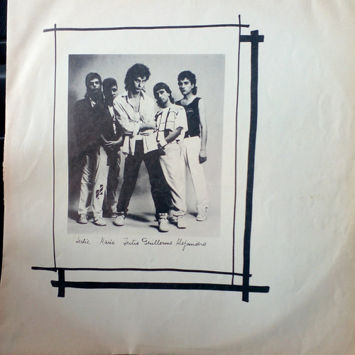 Cosmeticos Vinilo Lp Insert 1985 Impecable Julio Moura Estándar
