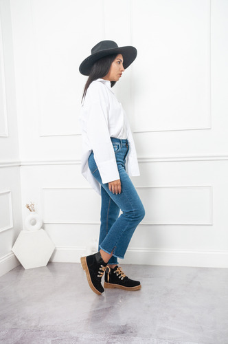 Botitas De Mujer Aniuska Modelo Chavito Boston