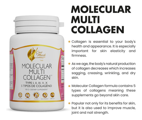 Coco March Molecular Multi-collagen - Colágeno De Bajo Peso