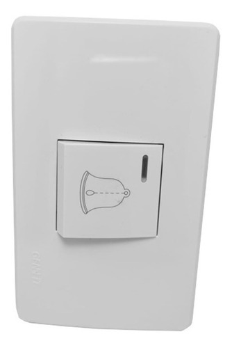 Placa Timbre Blanco Genlit Blanco