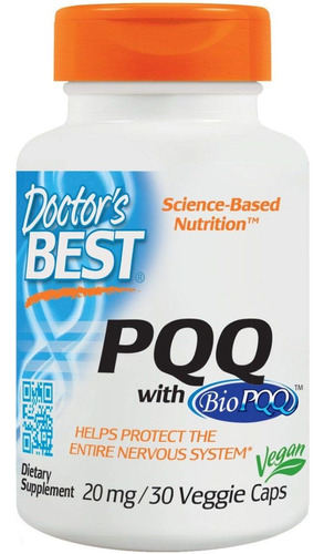 Pqq 20 Mg Con Biopqq Doctor's Best 30 Veggie Caps