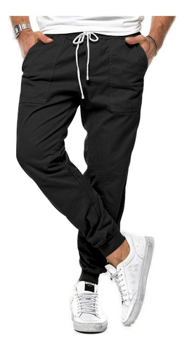 Pantalones Cargo De Ropa Deportiva Casual Tejida Para Hombre