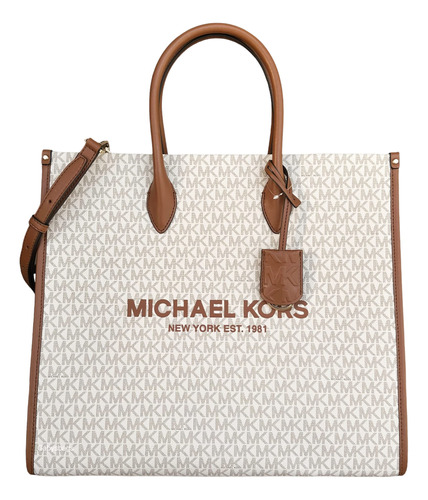 Michael Kors Mirella Signature Mk - Bolso Tote Grande, Vain.