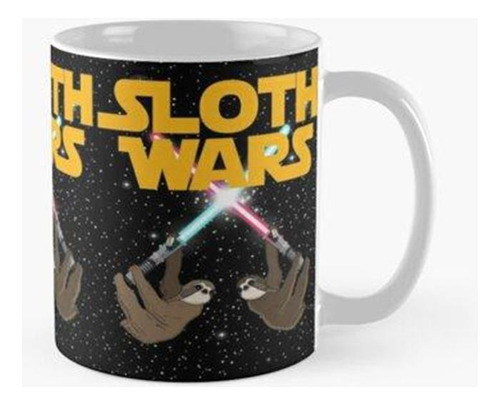 Taza Meme De Batalla Espacial De Ciencia Ficción De Sloth Wa