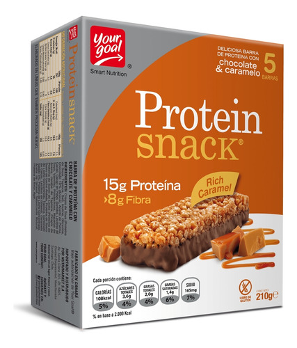 Pack 20 Unidades Protein Snack Rich Caramel