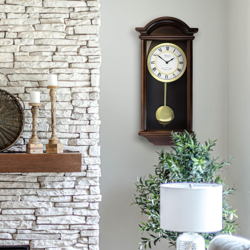 Bedford Clock Collection George - Reloj De Pared Con Péndulo