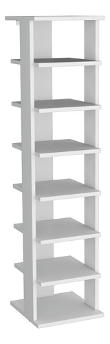 Zapatero Alto Basico Odesto 1223x30 Rta Color Blanco